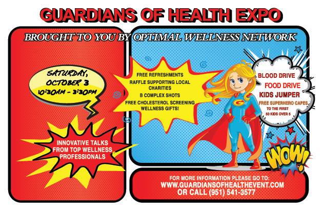 guardians of health expo event graphic